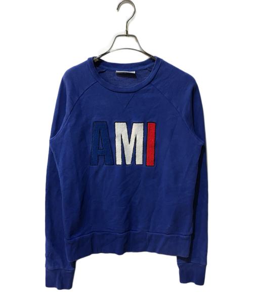 AMI Alexandre Mattiussi（アミアレクサンドルマテュッシ）AMI Alexandre Mattiussi (アミアレクサンドルマテュッシ) スウェット ブルー サイズ:Sの古着・服飾アイテム