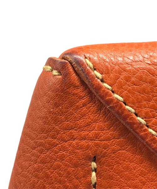 genten（ゲンテン）genten (ゲンテン) レザートートバッグ オレンジの古着・服飾アイテム