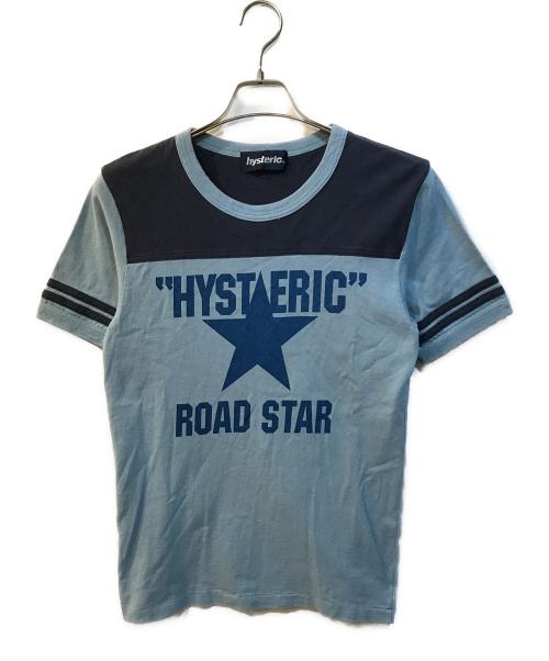 hysteric（ヒステリック）hysteric (ヒステリック) ROAD STAR Tシャツ ブルー サイズ:Freeの古着・服飾アイテム