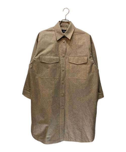 DRESSLAVE（ドレスレイブ）DRESSLAVE (ドレスレイブ) ウールコート ブラウン サイズ:38 未使用品の古着・服飾アイテム