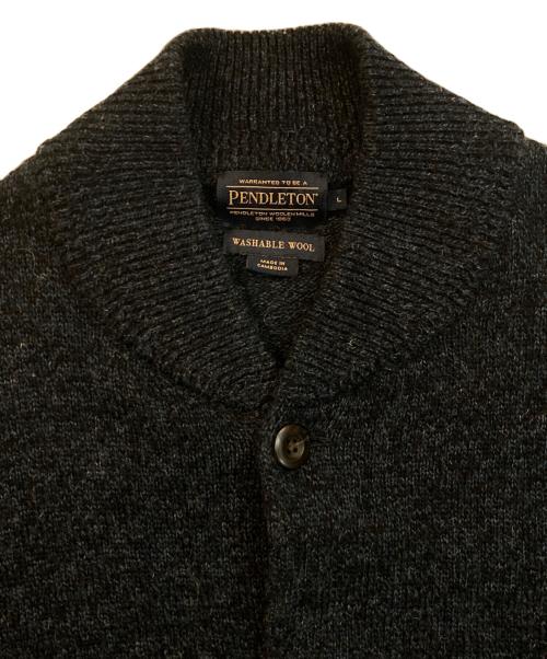 PENDLETON（ペンドルトン）PENDLETON (ペンドルトン) ニットカーディガン ネイビー サイズ:Lの古着・服飾アイテム