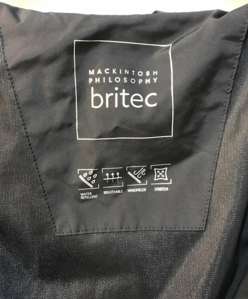 MACKINTOSH PHILOSOPHY（マッキントッシュ フィロソフィー）MACKINTOSH PHILOSOPHY (マッキントッシュ フィロソフィー) ストレッチナイロンツイル コート ネイビー サイズ:Mの古着・服飾アイテム