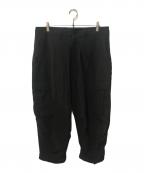 FATエフエーティー）の古着「ナイロンカーゴパンツ」｜ブラック