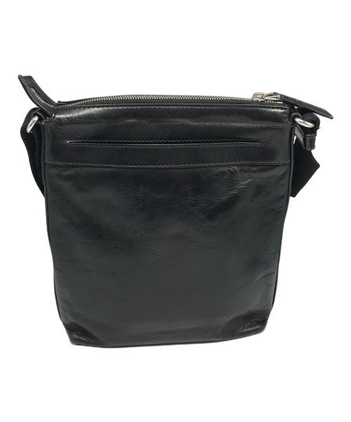 BALLY（バリー）BALLY (バリー) レザーショルダーバッグ ブラックの古着・服飾アイテム