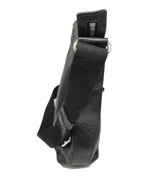 BALLY（バリー）BALLY (バリー) レザーショルダーバッグ ブラックの古着・服飾アイテム