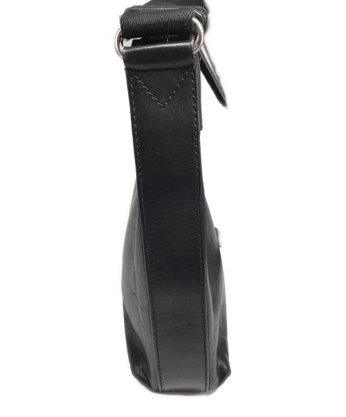 BALLY（バリー）BALLY (バリー) レザーショルダーバッグ ブラックの古着・服飾アイテム