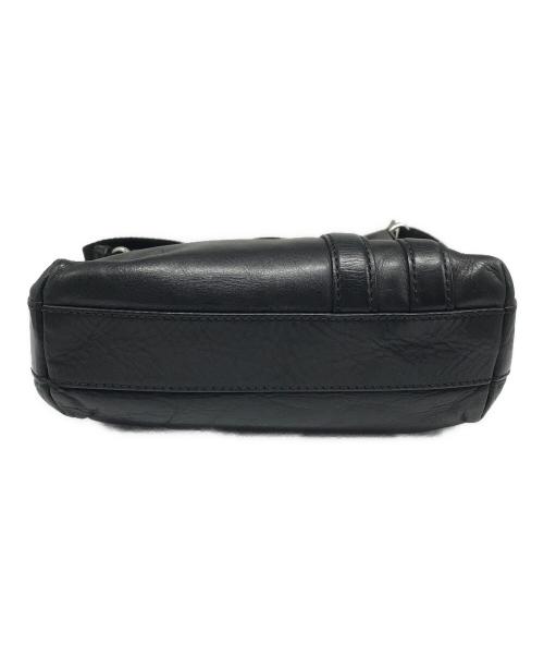 BALLY（バリー）BALLY (バリー) レザーショルダーバッグ ブラックの古着・服飾アイテム