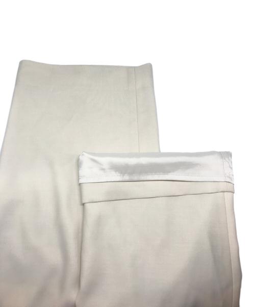 BALLSEY（ボールジィ）BALLSEY (ボールジィ) ハイツイストビエラ 1Bセミワイドパンツ ベージュ サイズ:36の古着・服飾アイテム