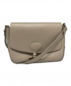 LONGCHAMPロンシャン）の古着「ロゾ ショルダーバッグ」｜ベージュ