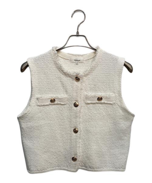 Mystrada（マイストラーダ）Mystrada (マイストラーダ) カットワンピ×フリンジジレSET ホワイト サイズ:38の古着・服飾アイテム