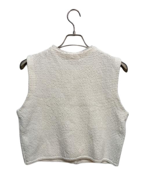 Mystrada（マイストラーダ）Mystrada (マイストラーダ) カットワンピ×フリンジジレSET ホワイト サイズ:38の古着・服飾アイテム