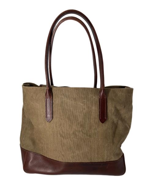 genten（ゲンテン）genten (ゲンテン) ミモザベーシックトートバッグ ブラウンの古着・服飾アイテム