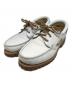 Timberland（ティンバーランド）の古着「Authentic Handsewn Boat Shoes」｜ホワイト