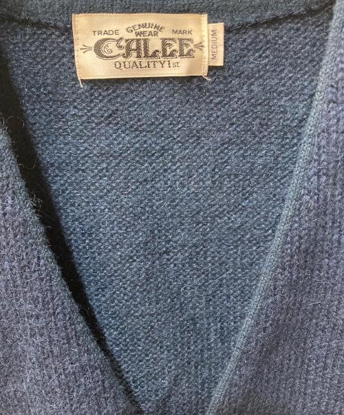 CALEE（キャリー）CALEE (キャリー) モヘヤ混ニットカーディガン ネイビー サイズ:Mの古着・服飾アイテム
