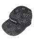 SUPREME（シュプリーム）の古着「Bandana Jacquard Denim Camp Cap」｜ブラック