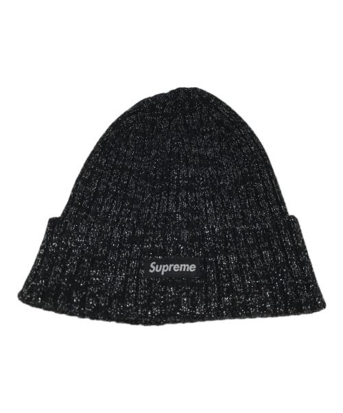 SUPREME（シュプリーム）SUPREME (シュプリーム) Overdyed Beanie Metallic ブラック サイズ:58cm(ONE SIZE）の古着・服飾アイテム