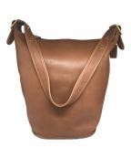 COACHコーチ）の古着「バケツ型ショルダーバッグ」｜ブラウン