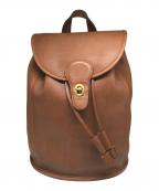 COACHコーチ）の古着「レザーリュック」｜ブラウン