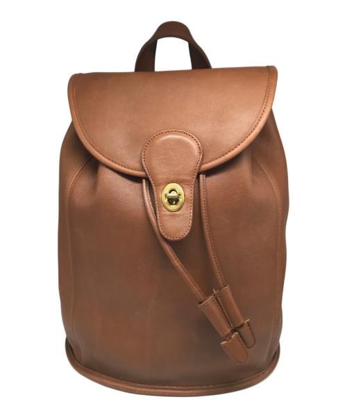COACH（コーチ）COACH (コーチ) レザーリュック ブラウンの古着・服飾アイテム