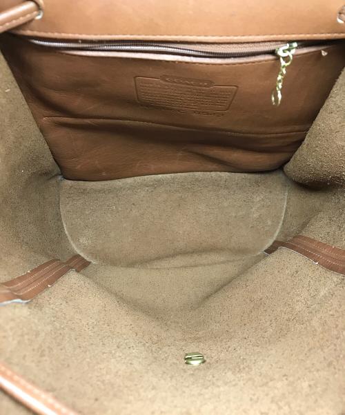 COACH（コーチ）COACH (コーチ) レザーリュック ブラウンの古着・服飾アイテム