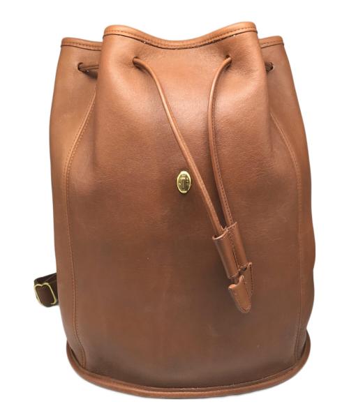 COACH（コーチ）COACH (コーチ) レザーリュック ブラウンの古着・服飾アイテム