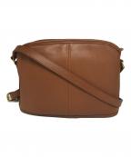 COACHコーチ）の古着「レザーショルダーバッグ」｜ブラウン