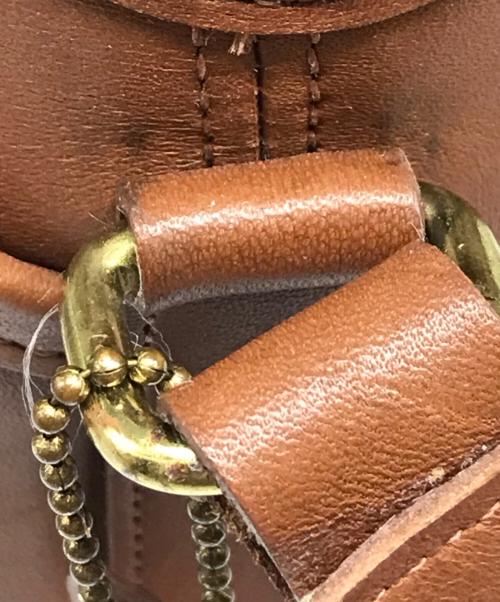 COACH（コーチ）COACH (コーチ) レザーショルダーバッグ ブラウンの古着・服飾アイテム