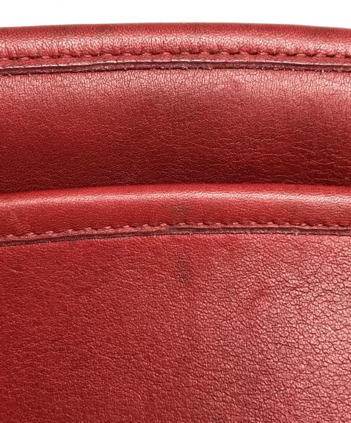 COACH（コーチ）COACH (コーチ) レザーショルダーバッグ レッドの古着・服飾アイテム
