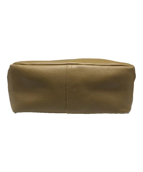 YOUNG & OLSEN The DRYGOODS STORE（ヤングアンドオルセン ザ ドライグッズストア）YOUNG & OLSEN The DRYGOODS STORE (ヤングアンドオルセン ザ ドライグッズストア) EMBOSSED LEATHER D TOTE M ブラウンの古着・服飾アイテム