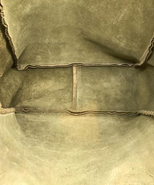 YOUNG & OLSEN The DRYGOODS STORE（ヤングアンドオルセン ザ ドライグッズストア）YOUNG & OLSEN The DRYGOODS STORE (ヤングアンドオルセン ザ ドライグッズストア) EMBOSSED LEATHER D TOTE M ブラウンの古着・服飾アイテム