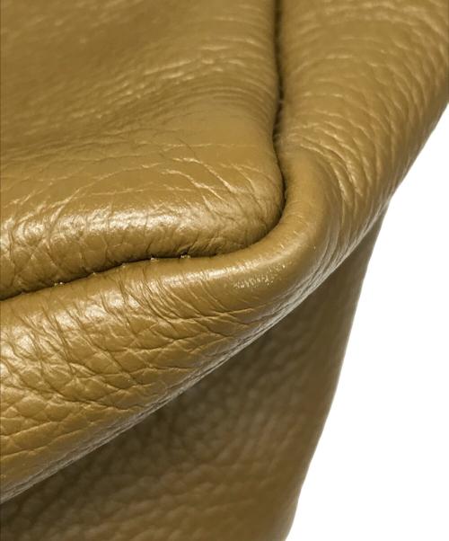 YOUNG & OLSEN The DRYGOODS STORE（ヤングアンドオルセン ザ ドライグッズストア）YOUNG & OLSEN The DRYGOODS STORE (ヤングアンドオルセン ザ ドライグッズストア) EMBOSSED LEATHER D TOTE M ブラウンの古着・服飾アイテム