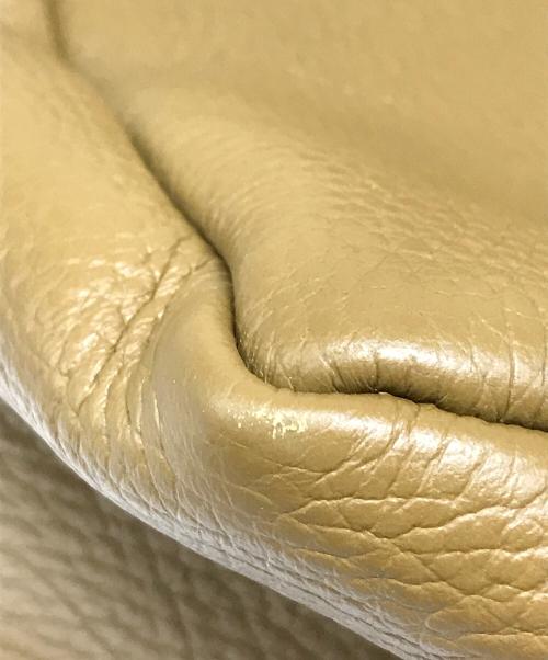 YOUNG & OLSEN The DRYGOODS STORE（ヤングアンドオルセン ザ ドライグッズストア）YOUNG & OLSEN The DRYGOODS STORE (ヤングアンドオルセン ザ ドライグッズストア) EMBOSSED LEATHER D TOTE M ブラウンの古着・服飾アイテム