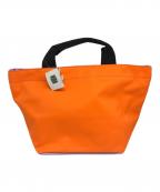 Herve Chapelierエルベシャプリエ）の古着「舟形トートバッグ」｜オレンジ×ピンク