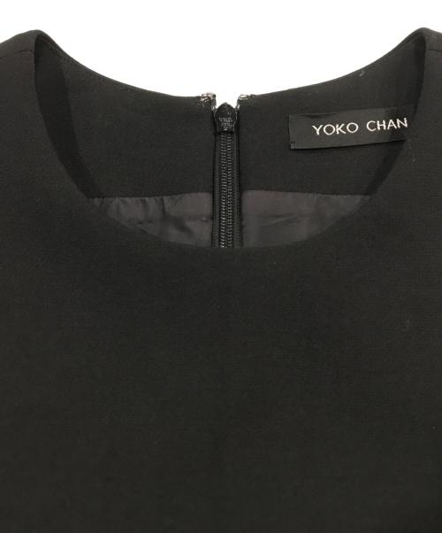 YOKO CHAN（ヨーコチャン）YOKO CHAN (ヨーコチャン) パールフレアドレス ブラック サイズ:38の古着・服飾アイテム