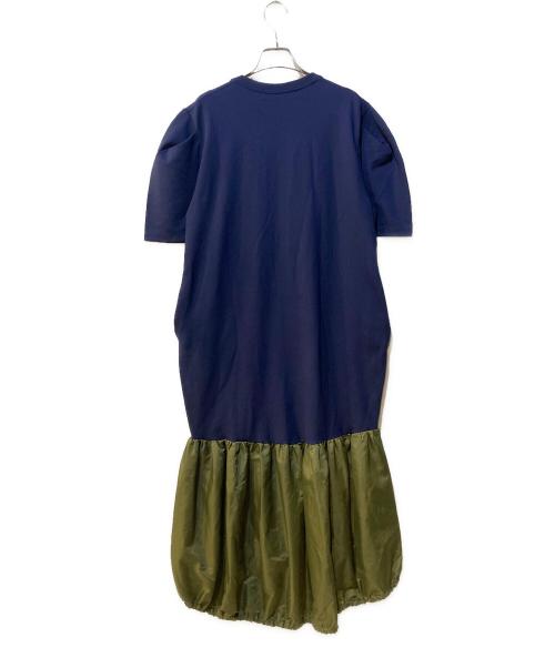 HeRIN.CYE（ヘリンドットサイ）HeRIN.CYE (ヘリンドットサイ) Volume hem ponte dress ネイビー サイズ:Freeの古着・服飾アイテム