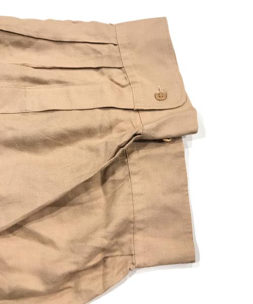 Graphpaper（グラフペーパー）Graphpaper (グラフペーパー) Viscose Regular Collar Big Sleeve Shirt ベージュ サイズ:Freeの古着・服飾アイテム