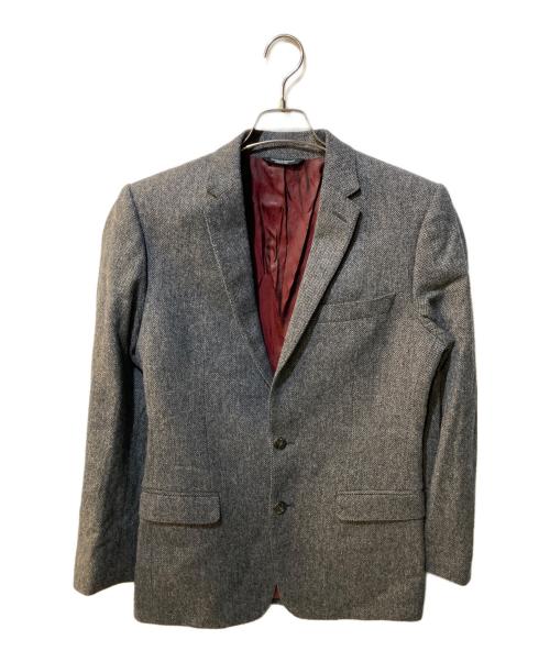 DOLCE & GABBANA（ドルチェ＆ガッバーナ）DOLCE & GABBANA (ドルチェ＆ガッバーナ) ウールテーラードジャケット グレー サイズ:46の古着・服飾アイテム