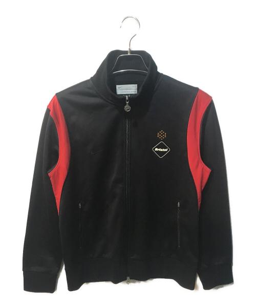 NIKE（ナイキ）NIKE (ナイキ) F.C.R.B. (エフシーレアルブリストル) トラックジャケット ブラック×レッド サイズ:Mの古着・服飾アイテム