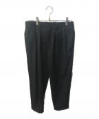 tricot COMME des GARCONSトリココムデギャルソン）の古着「タックパンツ」｜ブラック