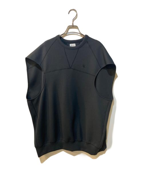 rhodo lirion（ロドリリオン）rhodo lirion (ロドリリオン) Oversized Crew Vest ネイビー サイズ:Sの古着・服飾アイテム