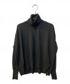 MM6 Maison Margielaエムエムシックスメゾンマルジェラ）の古着「タートルネックニット」｜ブラック