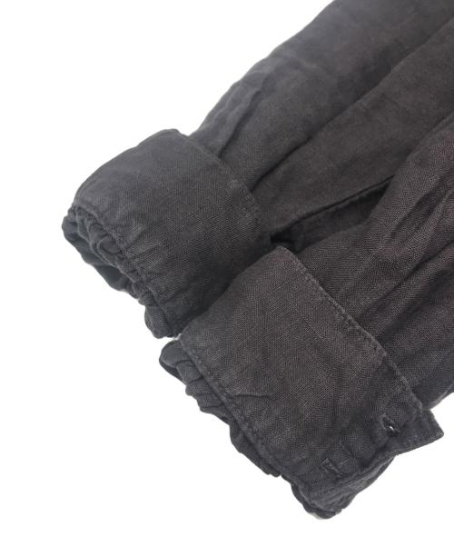 nest Robe（ネストローブ）nest Robe (ネストローブ) コットンモールスキンリネン切替えドレス ボルドー サイズ:Freeの古着・服飾アイテム