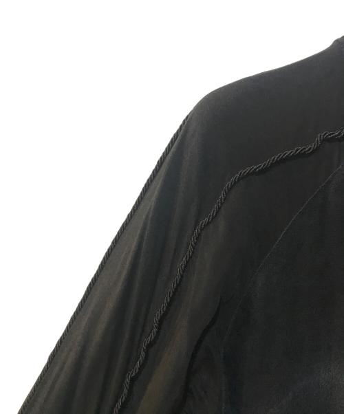 nehanne MIHARA YASUHIRO（ネハン ミハラ ヤスヒロ）nehanne MIHARA YASUHIRO (ネハン ミハラ ヤスヒロ) 麻世妙スーベニアジャケット ブラック サイズ:44の古着・服飾アイテム