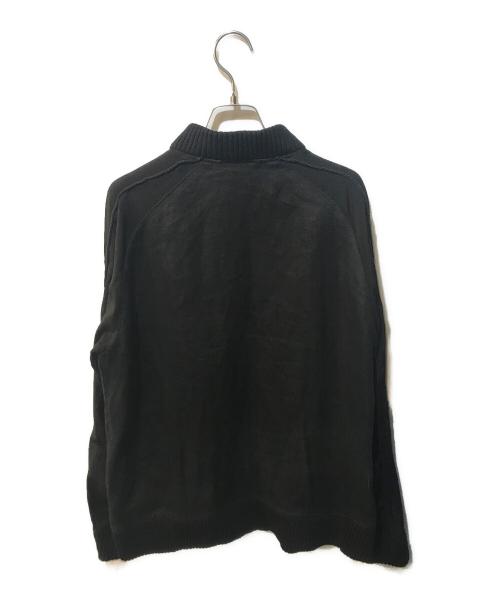 nehanne MIHARA YASUHIRO（ネハン ミハラ ヤスヒロ）nehanne MIHARA YASUHIRO (ネハン ミハラ ヤスヒロ) 麻世妙スーベニアジャケット ブラック サイズ:44の古着・服飾アイテム