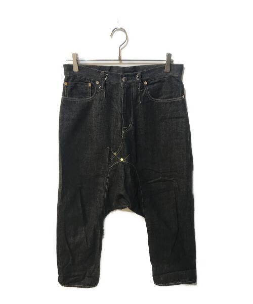 FUMITO GANRYU（フミトガンリュウ）FUMITO GANRYU (フミトガンリュウ) Sarrouel cropped denim pants インディゴ サイズ:1の古着・服飾アイテム