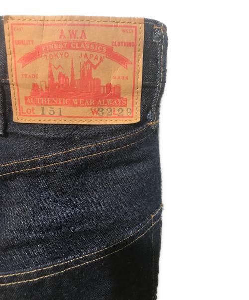 A.W.A（エーダブルーエー）A.W.A (エーダブルーエー) デニムパンツ インディゴ サイズ:W32L29の古着・服飾アイテム