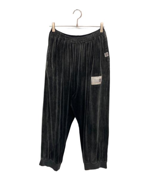 MIHARA YASUHIRO（ミハラヤスヒロ）MIHARA YASUHIRO (ミハラヤスヒロ) Sun faded Like Velour Pants グレー サイズ:44の古着・服飾アイテム