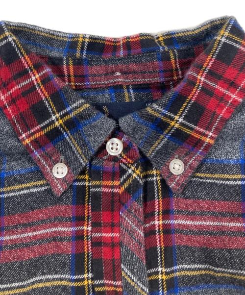 FRED PERRY（フレッドペリー）FRED PERRY (フレッドペリー) Grey Stewart Boyfriend Fit Shirtdress グレー サイズ:UK8の古着・服飾アイテム