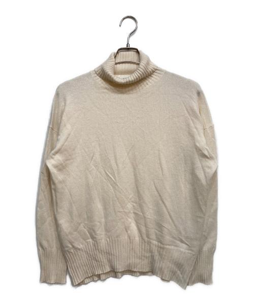 JOURNAL STANDARD（ジャーナルスタンダード）JOURNAL STANDARD (ジャーナルスタンダード) カシミヤ タートルネックプルオーバー ホワイト サイズ:Freeの古着・服飾アイテム