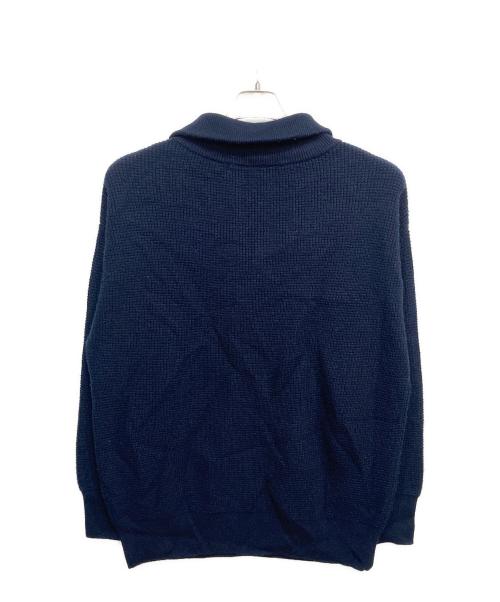 FRAMeWORK（フレームワーク）FRAMeWORK (フレームワーク) ワッフルハーフジッププルオーバー ネイビー サイズ:Freeの古着・服飾アイテム